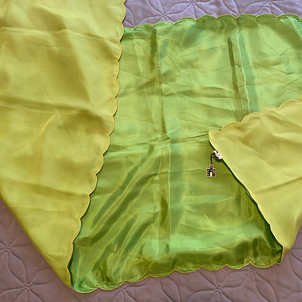 Lime Green Silk Scarf